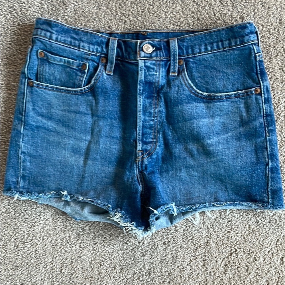Levi's Women's Blue Jean Shorts